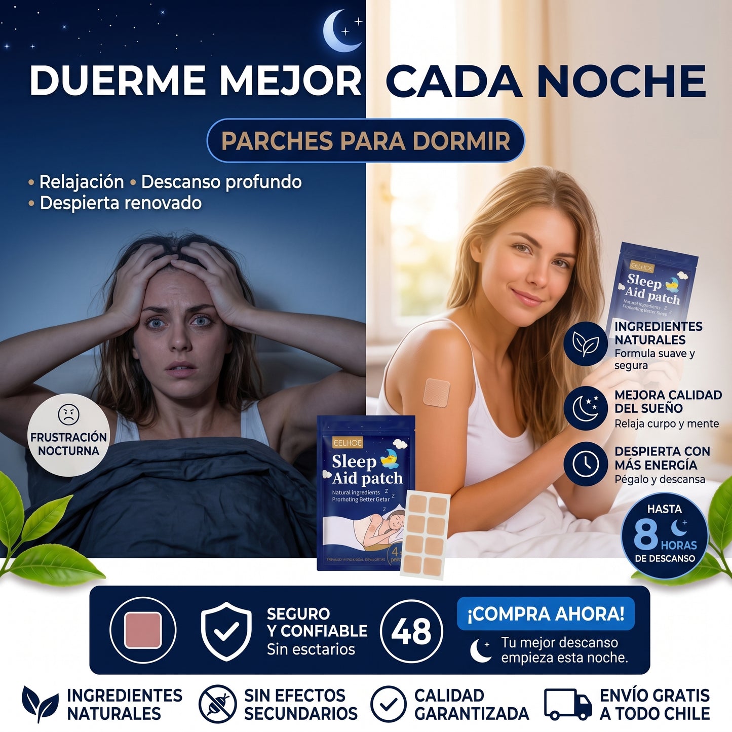Parche Sleep para dormir